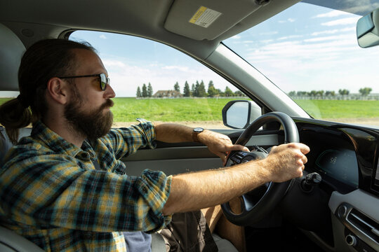 Road Trip road  driving man Landscape Portrait 