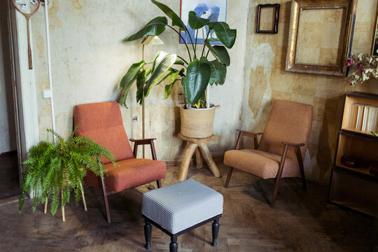 room in a furniture restoration studio