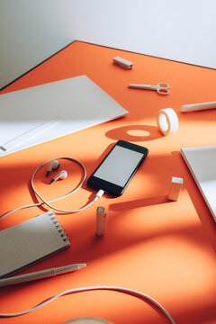 Office items mock up 