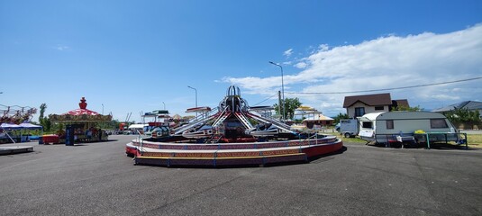 Carusel in the park 