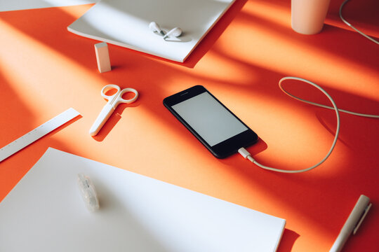 Office stationary mock up 