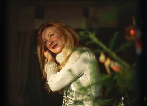 Soft Portrait Near Tree