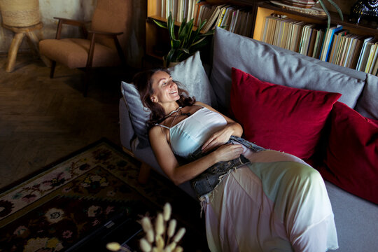A woman spends time in her furniture restoration studio