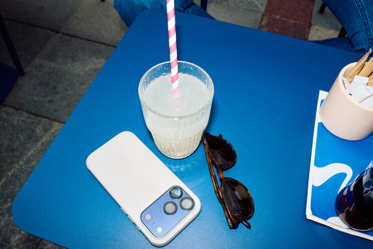Items on the coffee table