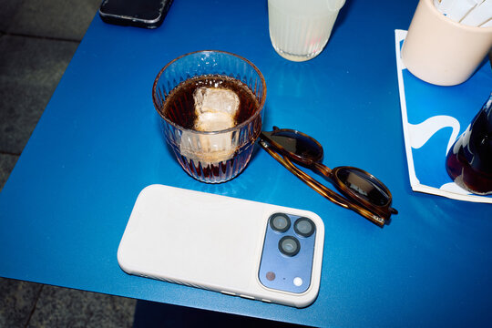 Accessories on the coffee table