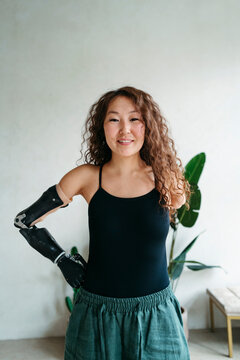 Empowering Joy Shines Through a Woman's Smile in Natural Light