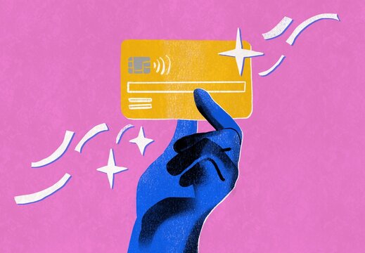 Hand Holding Credit Card &ndash; Wealth and Finance Concept