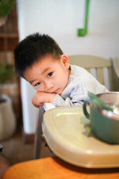 Pensive little boy