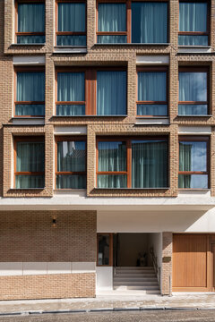 facade of apartment building