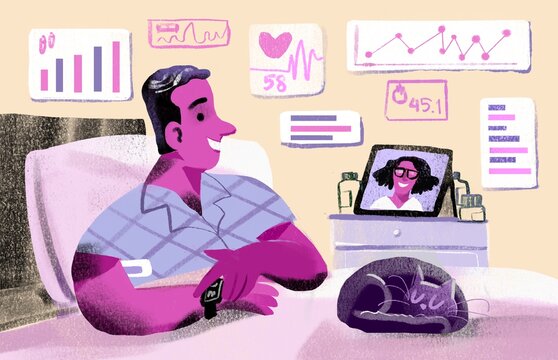 Remote Healthcare at Home &ndash; Patient Consulting Doctor Online