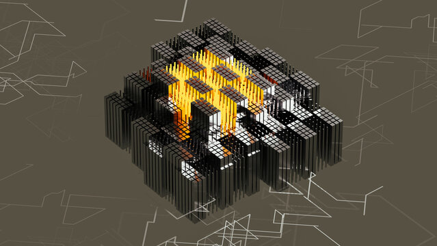 Tech infrastructure for data cubes and servers online