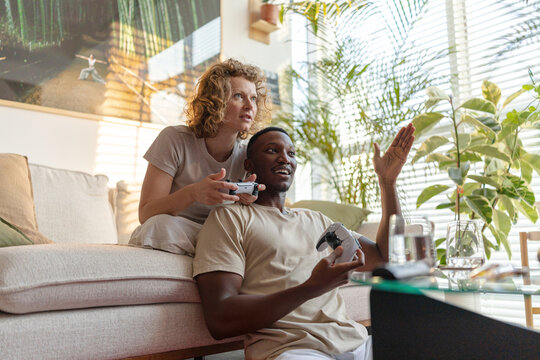 Couple Playing Video Games 