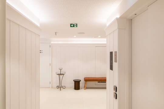 minimalist hallway