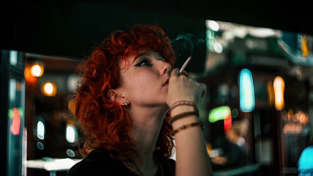 Night Glow Portrait