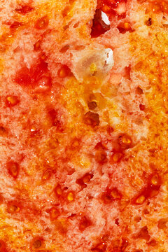 catalan pa amb tomaquet, tomato-soaked bread with olive oil