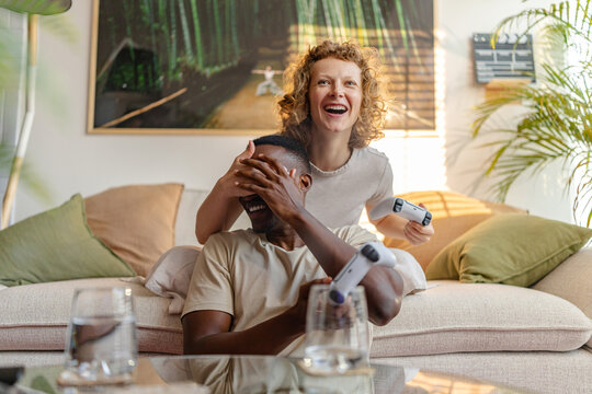 Couple Playing Video Games 