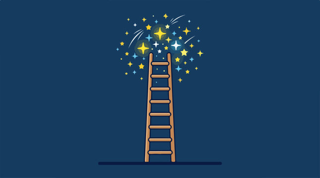 Ladder to success and dreams.