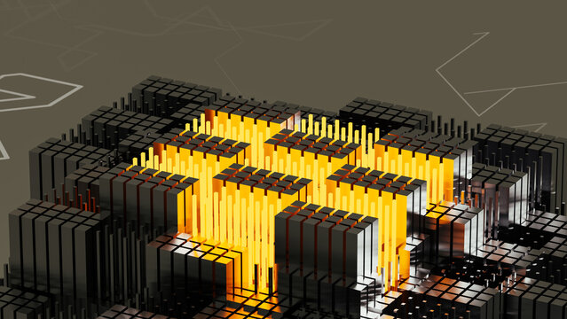 Tech infrastructure for data cubes and servers online