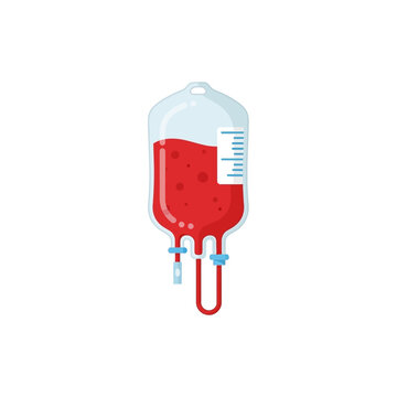 Blood transfusion bag, medical intravenous drip, healthcare concept