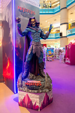 Skeletor character display from the Masters of the Universe franchise on May 15, 2026 in Petaling Jaya, Selangor, Malaysia.