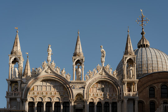 Venice architectural details at sunrise