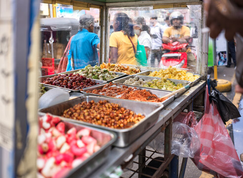 Acharharu Stall at Colombo street market