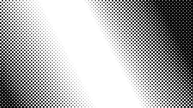 Monochrome halftone gradient dot texture 4K