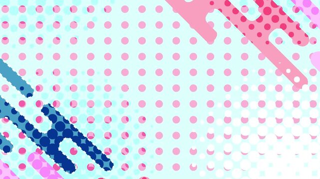 Abstract Geometric Dot Pattern Composition 4K