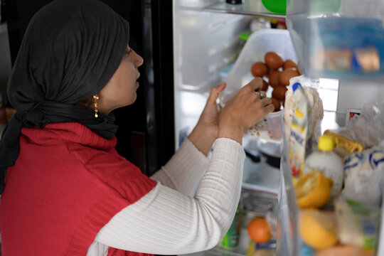 Checking Fridge Contents