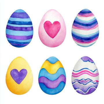 6 separate Easter eggs. easter eggs