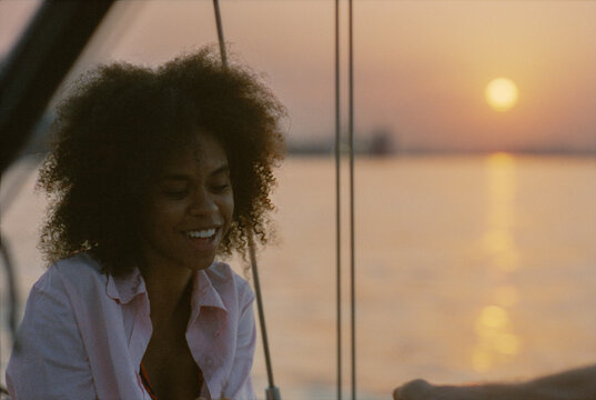 Sunset Boat Laugh