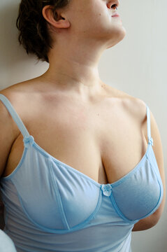 portrait of a woman looking away.