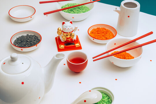 Asian tea set