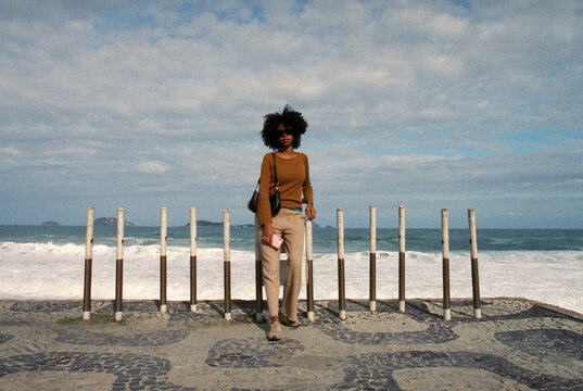 Ocean Fence Portrait