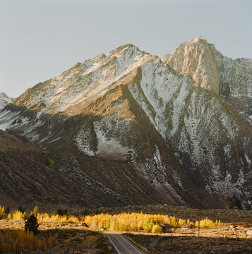 Driving to Convict Lake