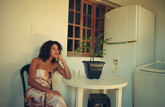 Patio Table Portrait
