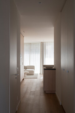 curtains in apartment