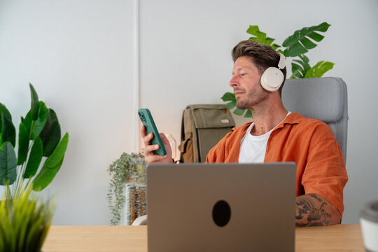 Man working remote