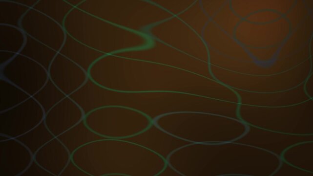 Abstract topographic map animation with earth tone colors and contour lines