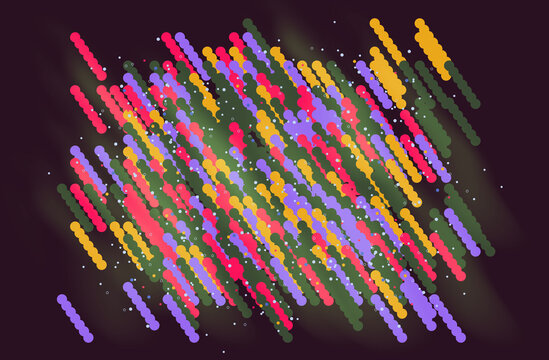 Abstract colorful data streams digital flow technology background