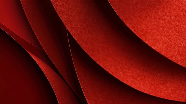 Elegant red background with subtle shadows, A vibrant red background featuring smooth