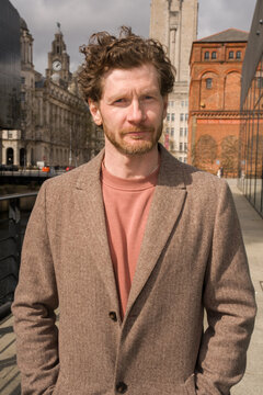 Man portrait At Royal Liverpool Albert Dock