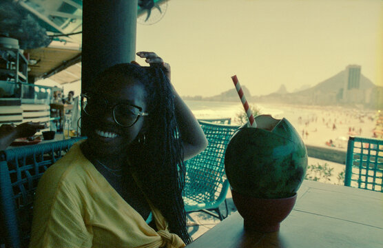 Shaded Coconut Drink