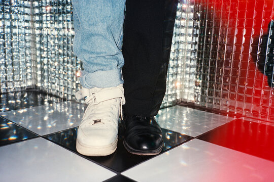 One person, two lives with film light leak