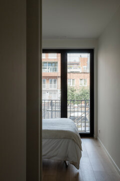 bed in apartment