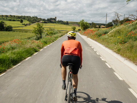 Gravel bike in spring