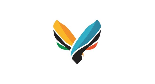 Zimbabwe bird logo symbol icon.