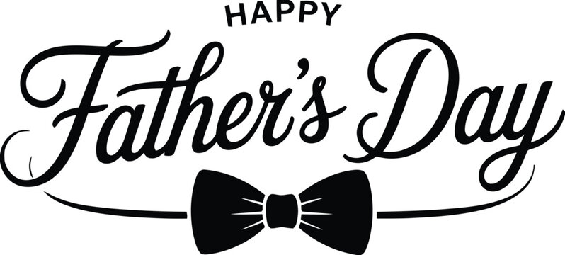 Happy father's day greeting card design