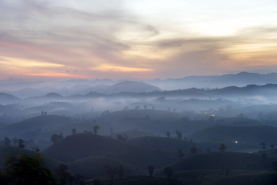 Misty Mountain Layers