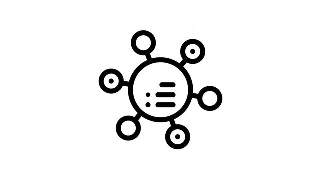 diagram minimalist stroke animation